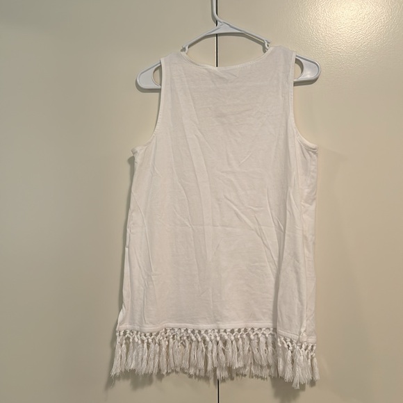 J.Jill white tank top size medium - Picture 4 of 7